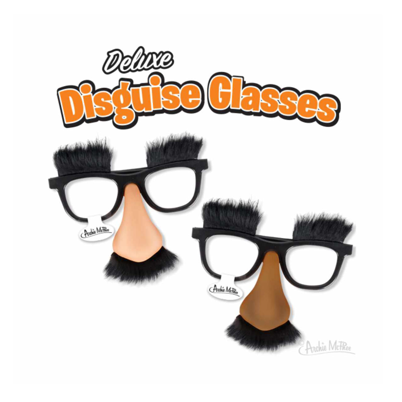 Brille mit Nase und Schnäuzer