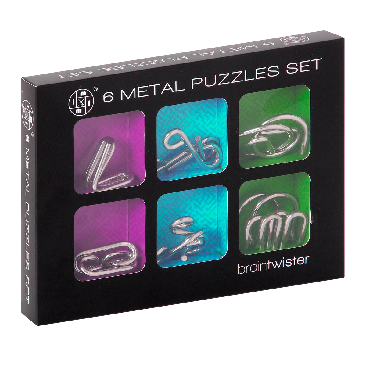 6 METAL PUZZLES SET - Metallpuzzle Set
