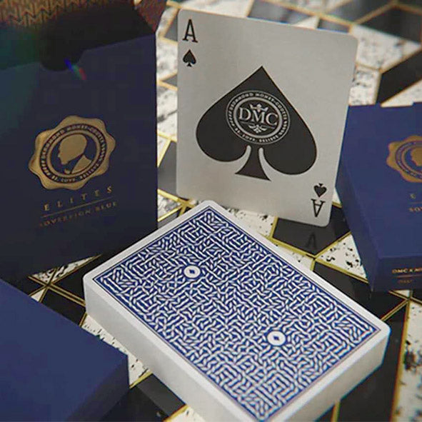 DMC Elites V4 Sovereign Blue Playing Cards