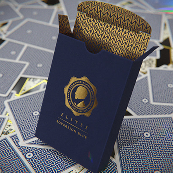 DMC Elites V4 Sovereign Blue Playing Cards