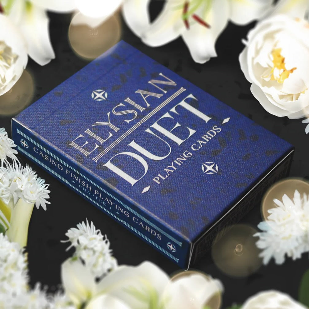 Elysian Duets Playing Cards - Marked Deck (Blue)