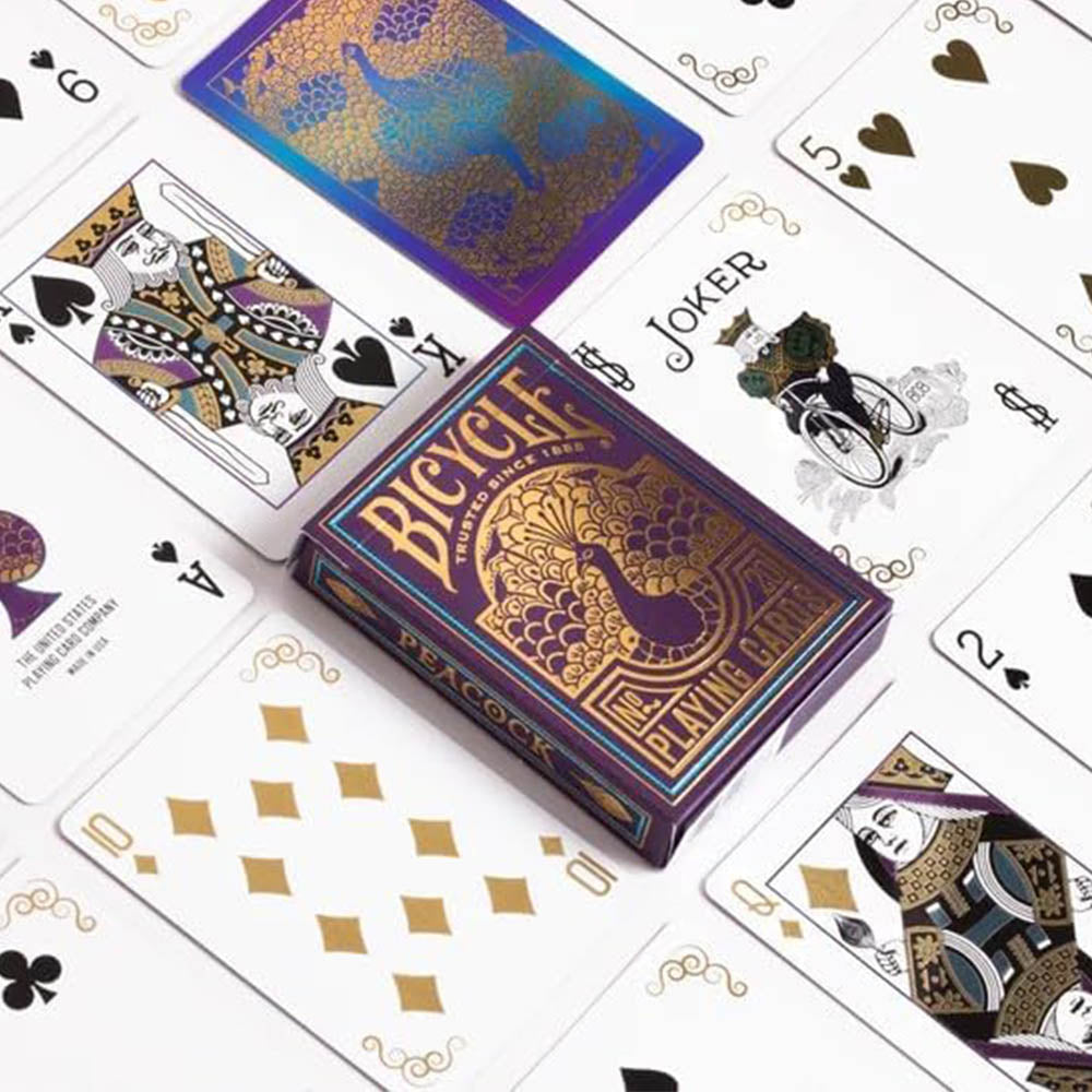 Bicycle - Purple Peacock Playing Cards