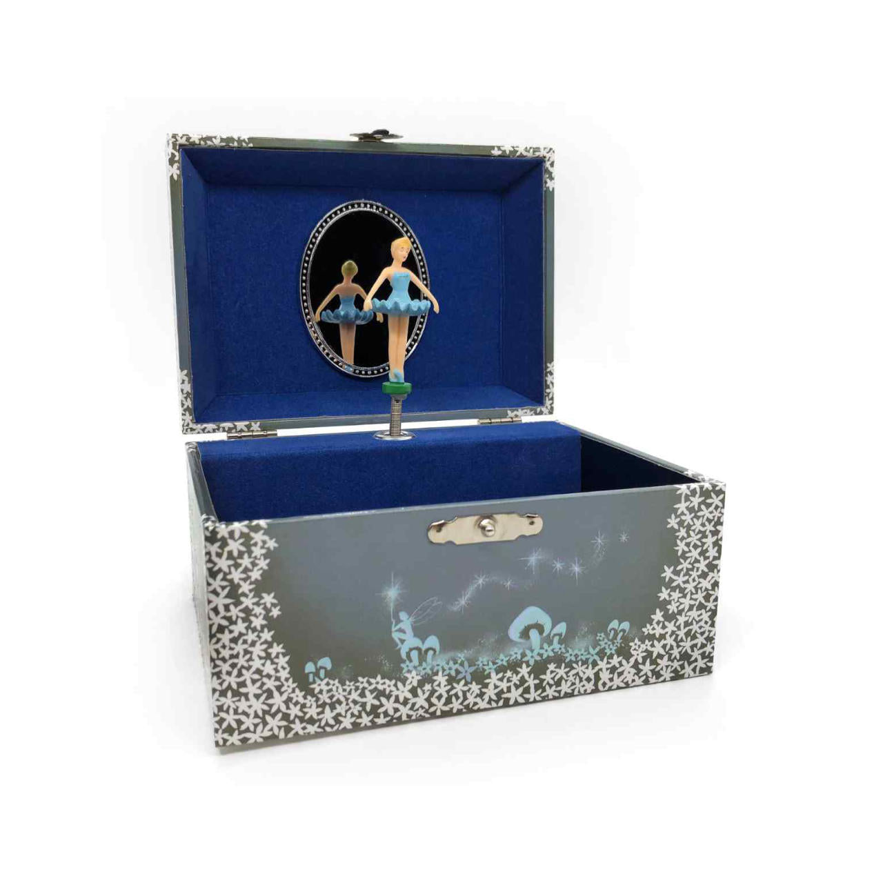 Spieluhr - Schmuckkästchen Ballerina, blau