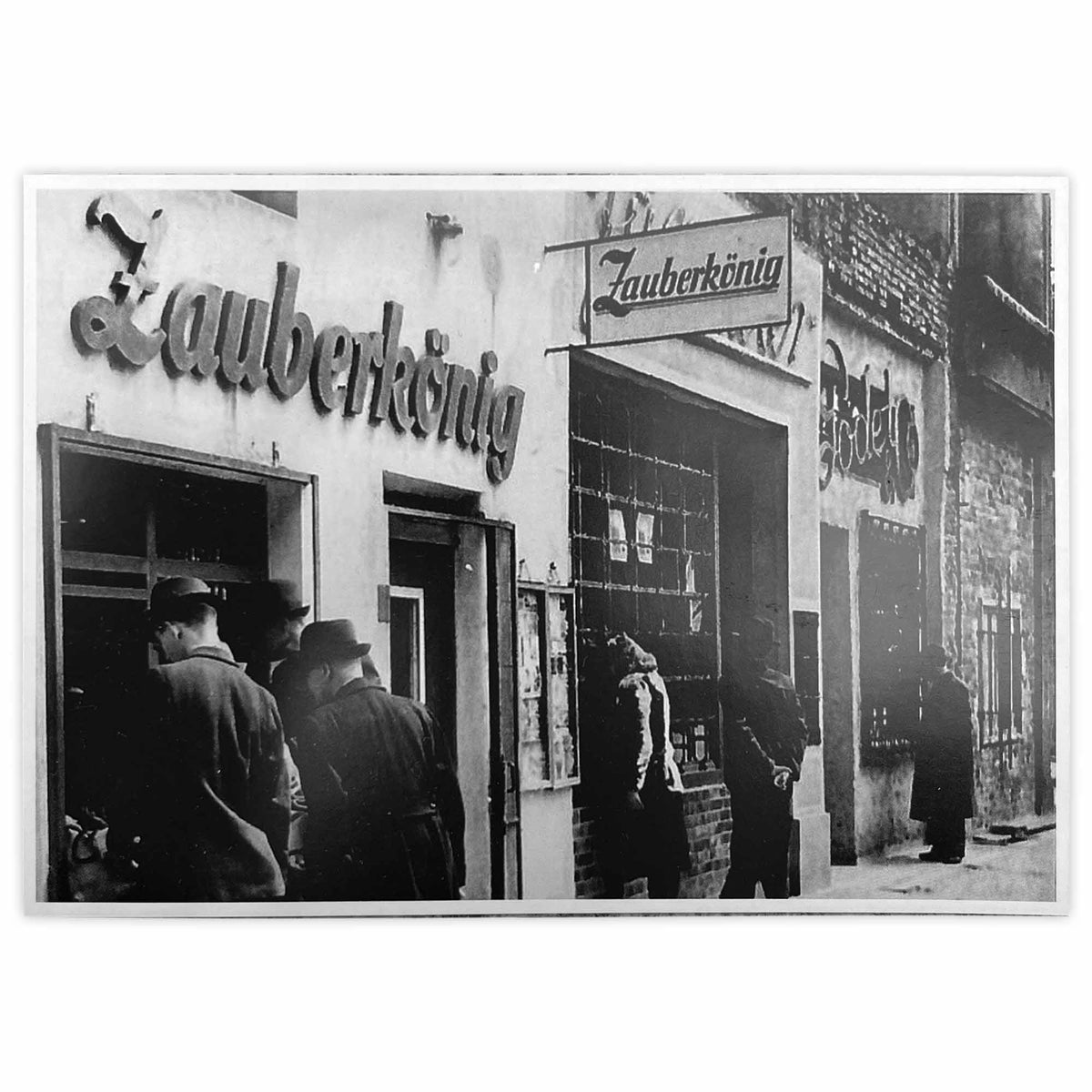 Postkarte - Zauberkönig 40er Jahre Schaufenster