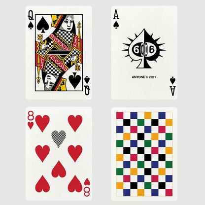 Checkerboard Playing Cards - Multicolor