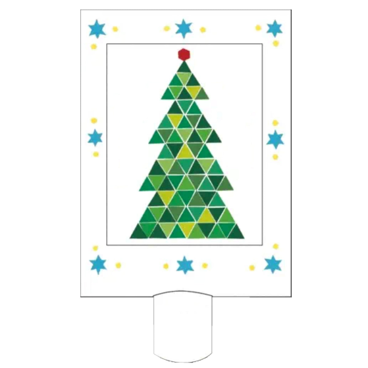 Verwandlungspostkarte Weihnachten - lebende Karte