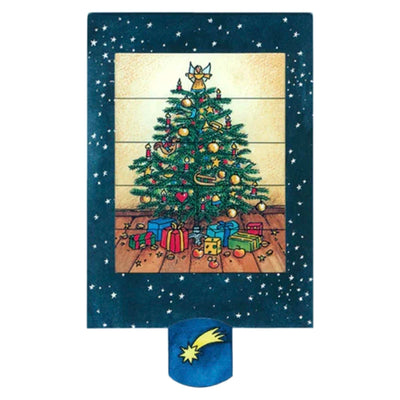 Verwandlungspostkarte Weihnachten - lebende Karte