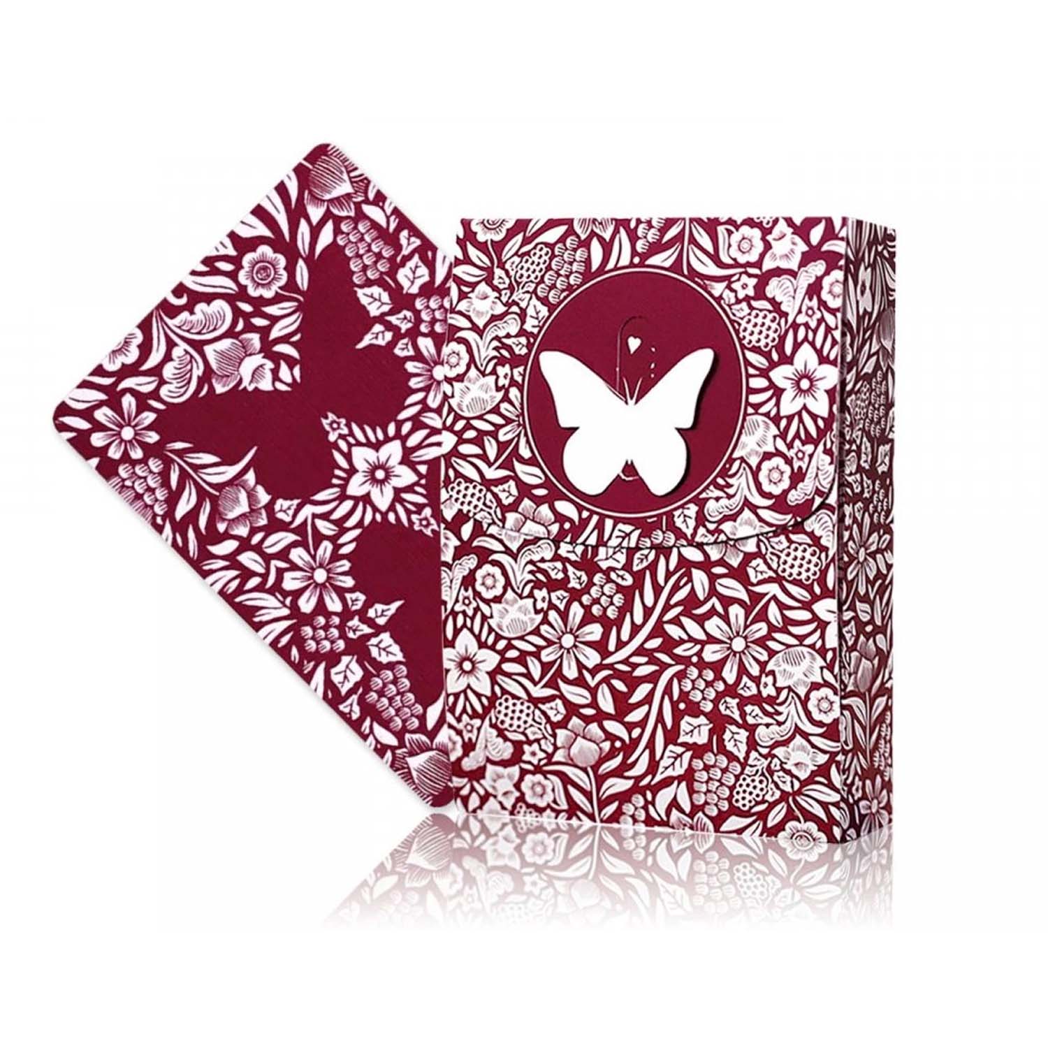 Butterfly Playing Cards Workers Edition V1 (marked) (red) by Ondrej Psenicka