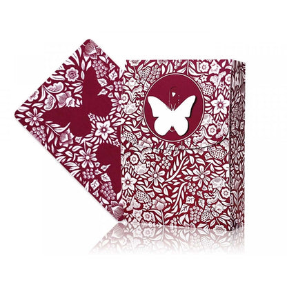 Butterfly Playing Cards Workers Edition V1 (marked) (red) by Ondrej Psenicka