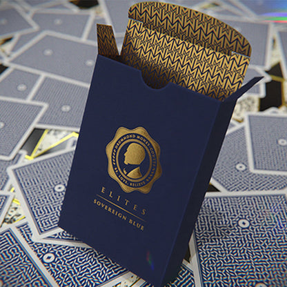 DMC Elites V4 Sovereign Blue Playing Cards