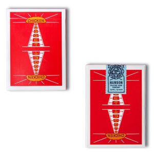 Vintage Chicken Nugget Playing Cards - Red