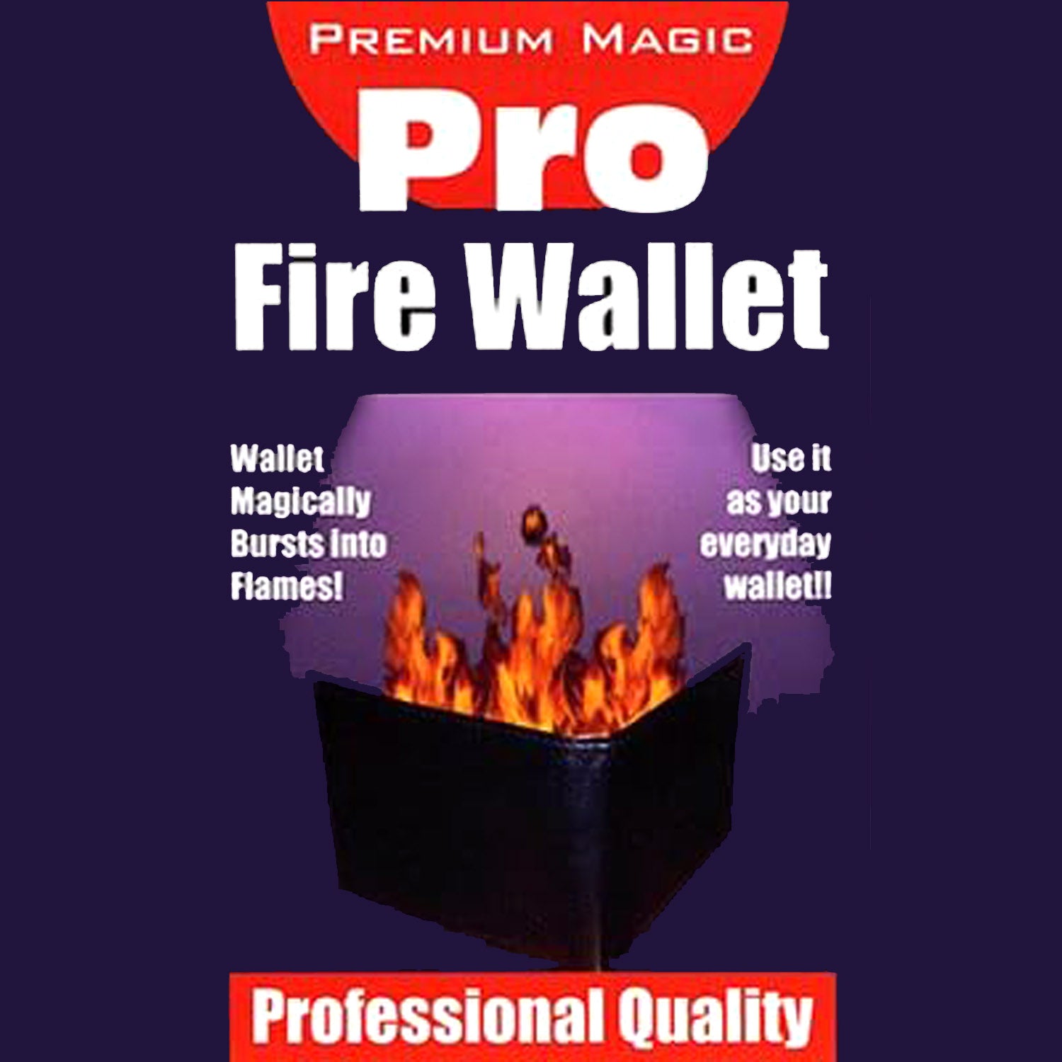 Pro Fire Wallet by Premium Magic