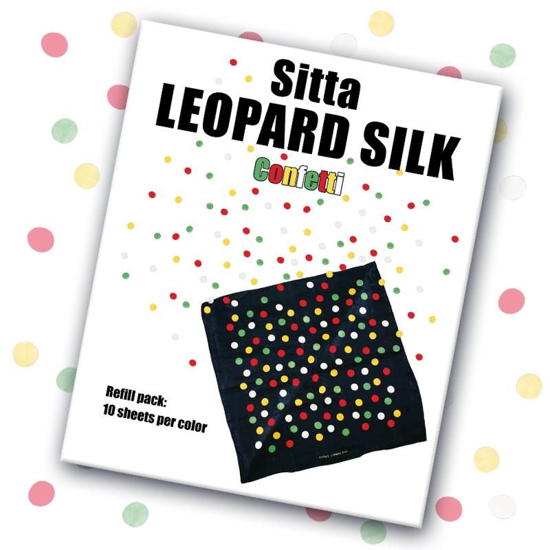 Sitta Leopard Silk Confetti Refill Pack
