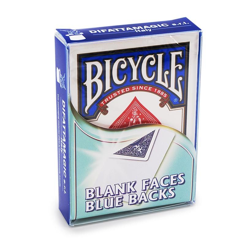 Bicycle Blank Faces Blue Backs