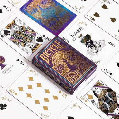 Bicycle - Purple Peacock Playing Cards