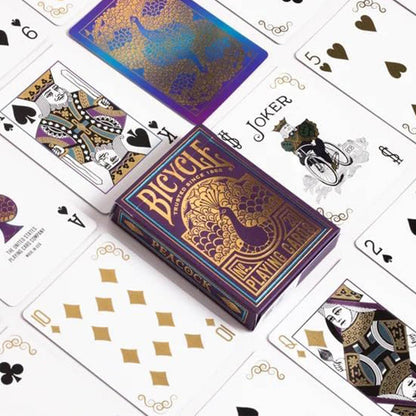 Bicycle - Purple Peacock Playing Cards