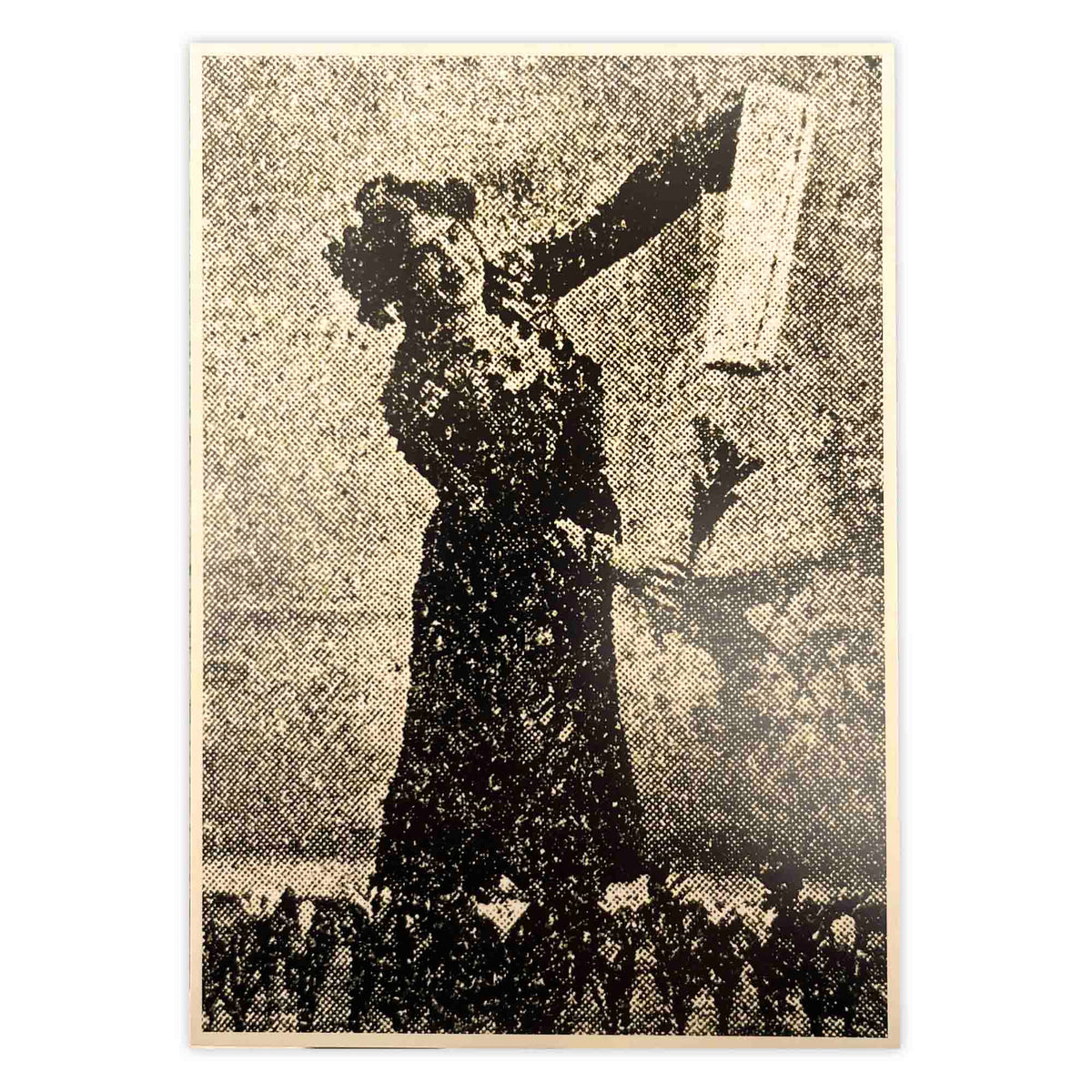 Postkarte - Rosengarten im Salon Ch. Kroner 30er Jahre