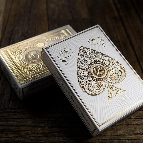 Artisan Playing Cards white