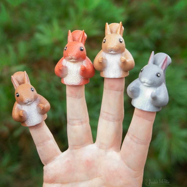 Finger Eichhörnchen