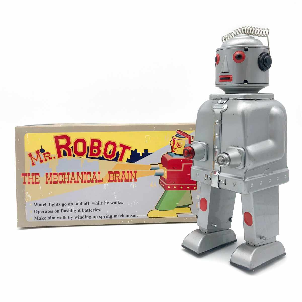 Roboter Mr Robot The Mechanical Brain  6130645 Blechspielzeug 